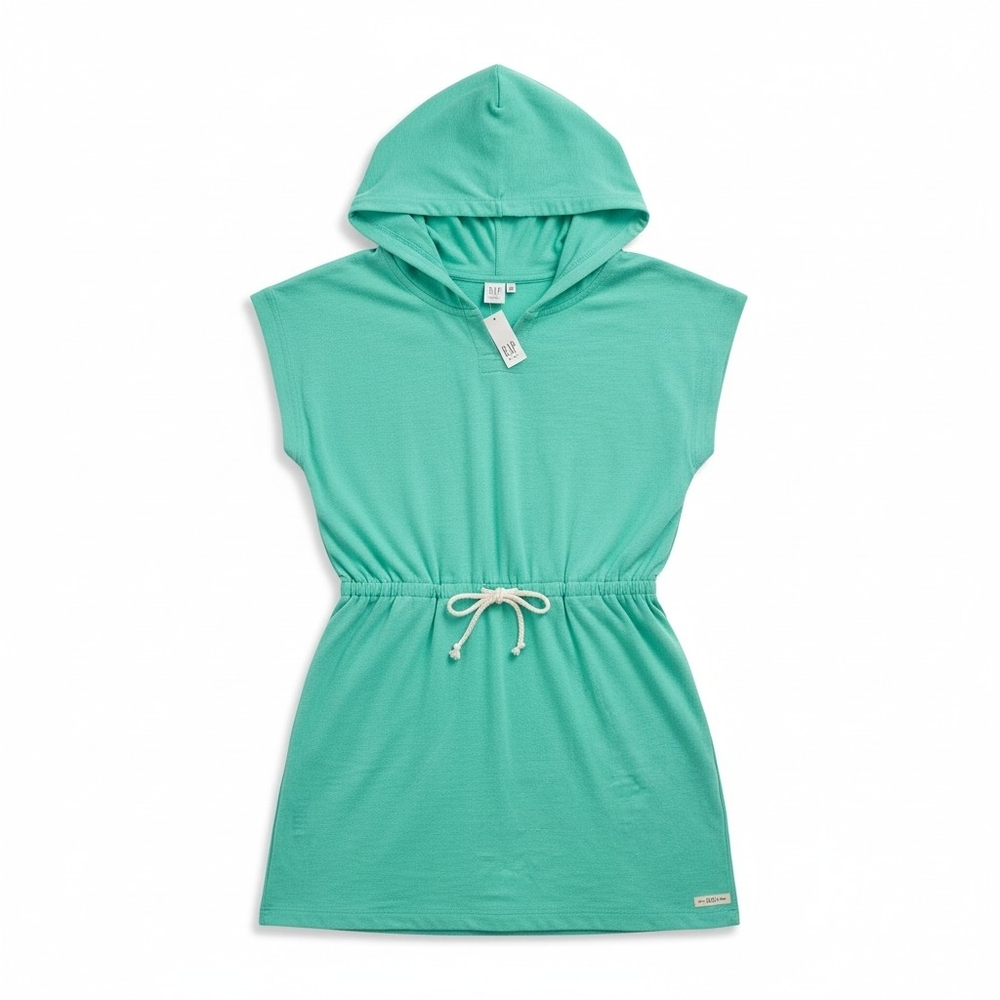 GAP Kids Swim Beach Coverup with pockets in Teal Mint XXL NWT